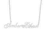 Custom 14K Gold Plated Nameplate Chain Necklace