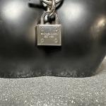 Silver Tone Padlock Chain Necklace by Michael Kors