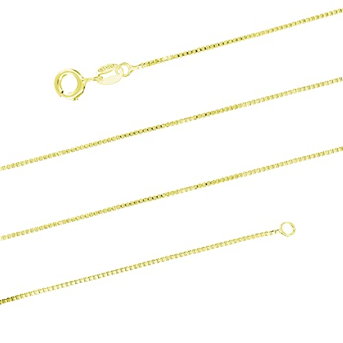 925 Sterling Silver Sand Dollar Cubic Zirconia Pave Sea Life Charm Necklace Pedant with 18" Box Chain, Nickle Free Hypoallergenic for Sensitive Skin, with Gift Box (Minimalist, Gold)