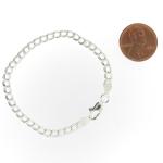 Sterling Silver Double Link Charm Bracelet & Anklet