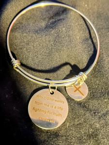 Charlie Kirk Inspirational Christian Bracelet