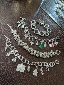 Ladybug Charm Bracelet Set for Game Night