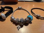 Sterling Silver Pandora Charm Bracelet