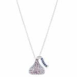 HERSHEY'S KISSES Women's Crystal Pendant Necklace