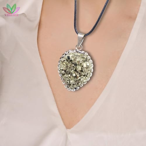 DVISHA Pyrite Crystal Pedant