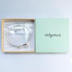 Vitaltyextracts Silver Plated Bracelet Shining Bangle Bracelets (Silver)