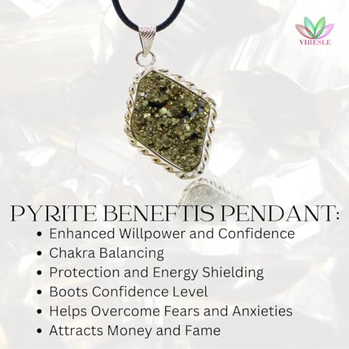 DVISHA Pyrite Crystal Pedant