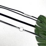 PINCHUAN 3PCS Black Choker Necklace for Women Velvet Choker Heart Pendant Necklace Classic Lace Choker Necklaces for Girls Gothic Lace Chokers Choker Gifts for Girls-3PCS Black