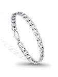PROSTEEL Chain Bracelet Mens Women Man Jewelry Gifts Him Curb Chains Silver Bangle Stainless Steel Cuban Link Bracelets for Men