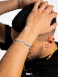 PROSTEEL Chain Bracelet Mens Women Man Jewelry Gifts Him Curb Chains Silver Bangle Stainless Steel Cuban Link Bracelets for Men