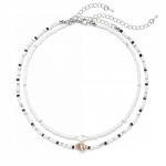 Seashell Surfer Necklaces Beach Handmade Choker Hawaiian Summer Fashion Pearl Necklace for Men Women Girls (Shell 1)