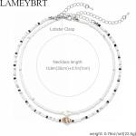 Seashell Surfer Necklaces Beach Handmade Choker Hawaiian Summer Fashion Pearl Necklace for Men Women Girls (Shell 1)