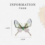 Lovely Butterfly Bee Brooch For Women Shiny Rhinestone Pearl Animal Insect Lapel Pins Wedding Party Coat Dress Jewelry Gifts
