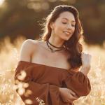 HUASAI Boho Necklaces for Women Brown Suede Choker Necklace for Women Trendy Boho Layered Leather Necklace Western Turquoise Necklace Boho Jewelry Western Outfit for Women