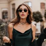 HUASAI Boho Necklaces for Women Brown Suede Choker Necklace for Women Trendy Boho Layered Leather Necklace Western Turquoise Necklace Boho Jewelry Western Outfit for Women