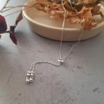 Annika Bella Handmade Adjustable Sterling Silver Lariat Necklace, Sliding Bead Drop Shape Necklace, Dainty Elegant Y Necklace, Bridal Jewelry, Delicate Gift for Her