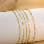 MBW Trendy Gold Bracelet Stack Set Fashion Jewelry