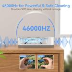 Professional Ultrasonic Jewelry Cleaner 12oz for Rings, Glasses
