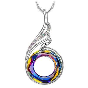 Kate Lynn Jewelry for Women Phoenix Necklaces for Women, Birthday Gifts for Women Wife Mom Grandma Girlfreind，Crystal Pendant Necklace for Her