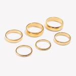 Tarnish-Free 18K Gold Plated Knuckle Rings