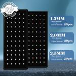 Colorful 120pcs L-Shaped Stainless Steel Nose Studs