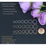 Tiny 14k Gold Filled Nose Hoop for Women