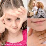 18k Gold Plated Heart Choker Necklace for Teen Girls