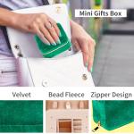 Travel Velvet Jewelry Box with Mirror, Gifts Case
