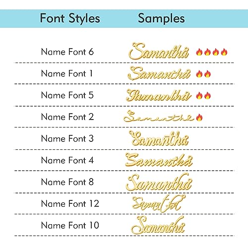 TinyName Custom Name Necklace Personalized 18K Gold Plated Nameplate Customized Jewelry Gift for Women