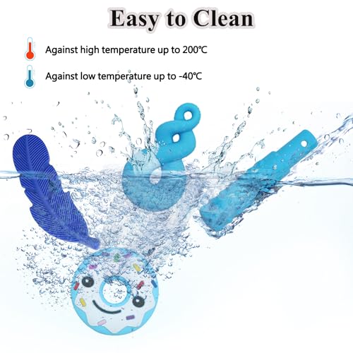 Sensory Chew Necklace for Kids Boys Girls, 6 Pack Silicone Chew Toys for Kids with ADHD Autism, Anxiety, Chewy Necklace Sensory Reduce Adults Children Chewing Fidgeting