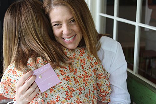 Lucky Feather Amazing Mom Necklace – 14K Gold Dipped with 16” – 18” Adjustable Cable Chain - Top Birthday and Mothers Day Gifts from Daughter or Son - Compass