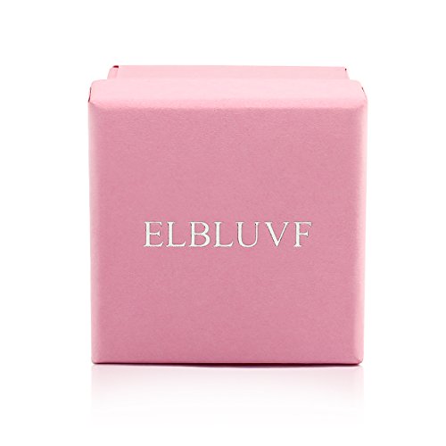 ELBLUVF 18k Gold Plated Stainless steel EKG Heart Beat Love Cardiogram Necklace for women