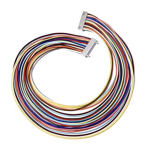 Women Multi Layer Chunky Bib Necklace Magnetic Clasp Wax Line Choker Statement Jewelry