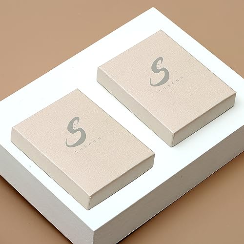 S SUSANN Chunky Collar Choker Necklace Costume Jewelry Sets for Women,Multilayered Square Link Chain Necklace and Earrings Set Perfect for Parties Weddings and Festivals