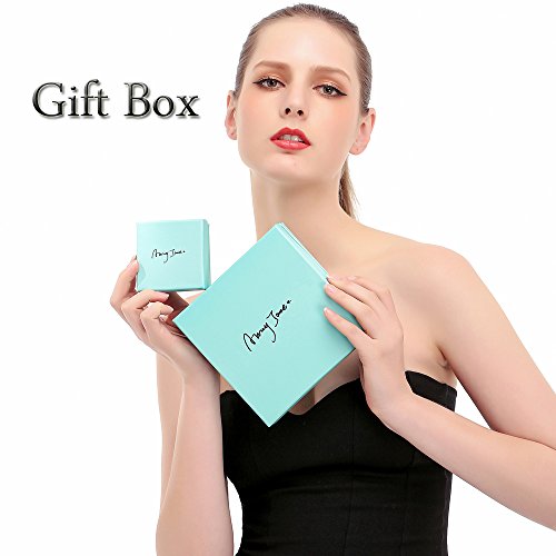 AMYJANE Women's Chunky Jewelry Set - Elegant Vintage Bold Black Crystal Rhinestone Plant Leaf Floral Bib Statement Necklace and Earrings Set for Party Prom