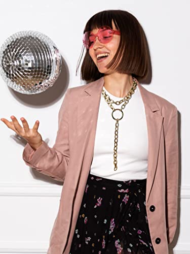 Harry and Henry Layered Chunky Gold Necklaces for Women Long Chunky Statement Necklace Boho Chain Link Necklace Chunky Jewelry Gifts (Gold)…