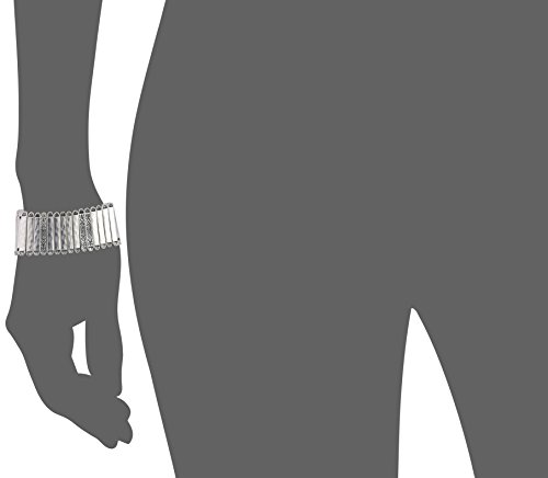 Silver-Tone Lucky Statement Link Bracelet