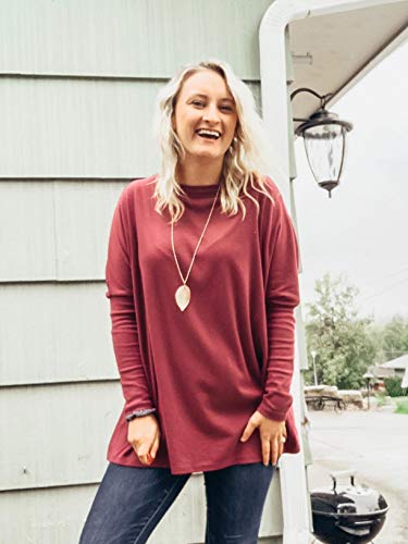 BOUTIQUELOVIN Gold Casual Long Leaf Necklaces for Women Girls Boho Feather Costume Statement Necklaces Extra Long Gypsy Necklace