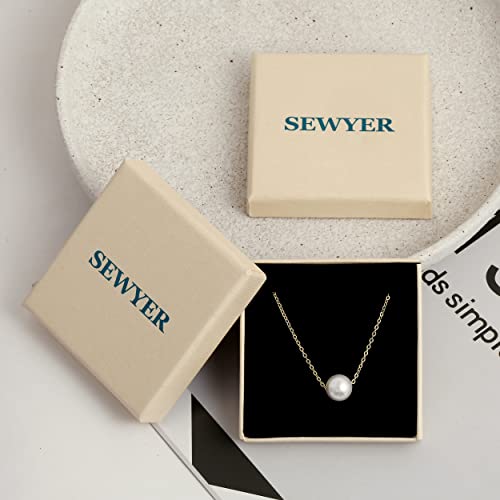 Sewyer Gold Chunky Necklace for Women 14K Gold Plated Chain Clasp Toggle Necklaces Paperclip Statement Link T-Bar Clasp Dainty Gold Necklace Jewelry Gifts