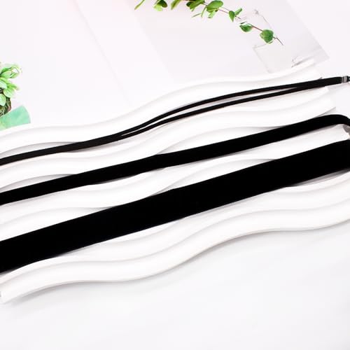 3pcs Black Choker Necklace for Women Black Velvet Choker Set Layered Black Choker Necklaces Classic Chokers for Women Adjustable Black Collar Necklace for Party Cosplay Birthday Jewelry Gifts-A