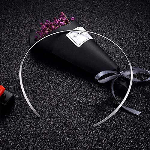 HooAMI Women's Necklace Choker Silver Stainless Steel Collar Necklace