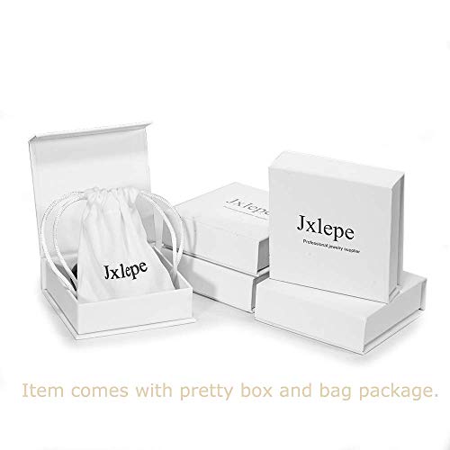 Jxlepe Womens Choker Chain Cuban Link Adjustable with O Ring Belt tail 0.4inch wide Goth Punk Rock Stainless Steel Gift for her Sexy Pendant Xxxt. outstanding Kiwi Necklace (White, 18)