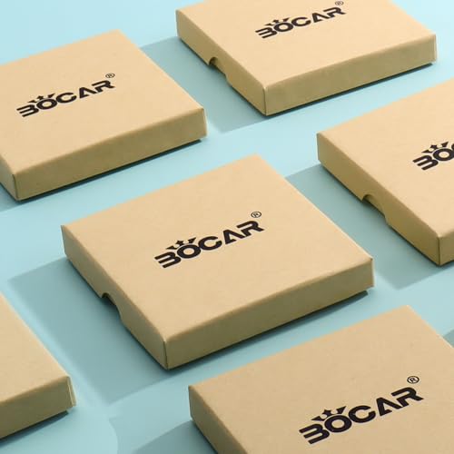 Bocar Long Necklaces for Women Trendy, Boho Layered Crystal Beaded Collar Necklaces for Women and Girls, Fashion Statement Necklaces Jewelry (NK-10084-Brown)