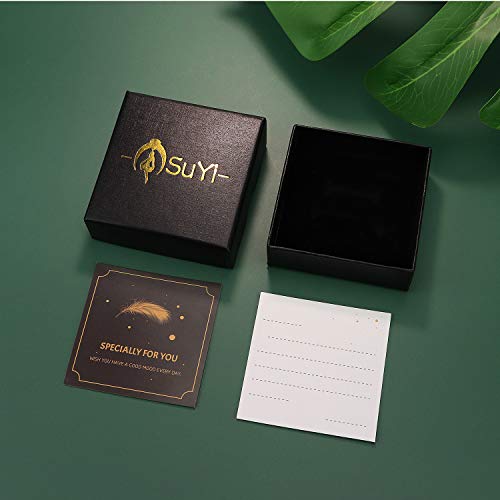 Suyi Trendy Crystal Long Necklace All-Match Style Shining Clothing Sweater Chain Pearl Silver