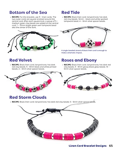 Beaded Friendship Bracelets: A Beginner's How-To Guide with Over 100 Designs (Fox Chapel Publishing) Techniques, Tips, Step-by-Step Instructions and Photos, Tutorials for Stringing, Tassels, and More
