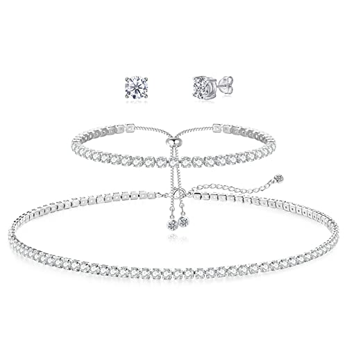 HAXIYA Crystal Jewelry Set for Women