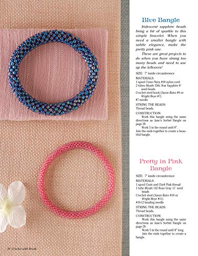 Crochet with Beads: Basic Steps and Innovative Techniques (Design Originals) Beaded Bracelets, Necklaces, Knots, Bangles, and Sets with Step-by-Step Instructions, Materials Lists, and Project Photos