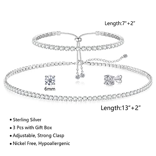 HAXIYA Crystal Jewelry Set for Women