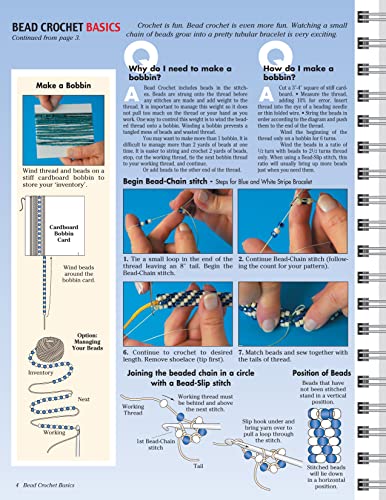 Bead Crochet Basics: Beaded Bracelets, Necklaces, Jewelry, and More! (Design Originals) 30 Projects, from Beginner to Experienced, with Step-by-Step Instructions