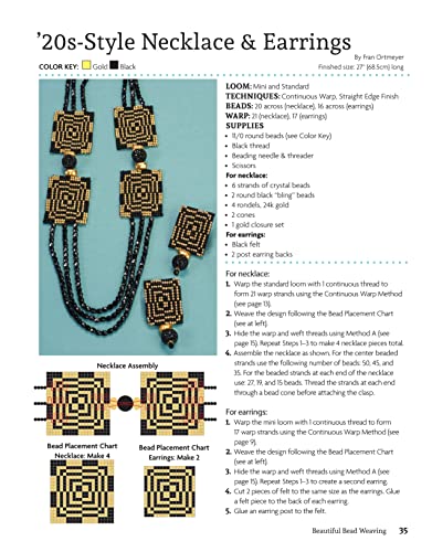Beautiful Bead Weaving: Simple Techniques and Patterns for Creating Stunning Loom Jewelry (Design Originals) 19 Projects for Necklaces, Bracelets, Earrings, Pins, and More [Book Only]
